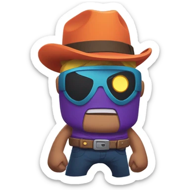 colt de brawl stars sticker