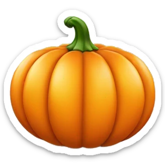 Pumpkin perfume sticker