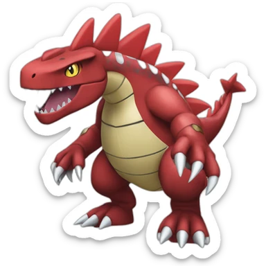Groudon le pokemon sticker