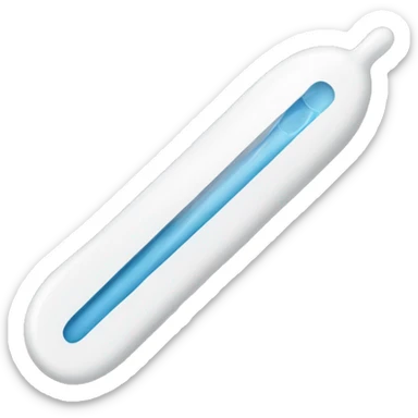 Positive pregnancy test sticker