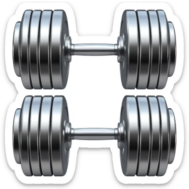 dumbbells sticker