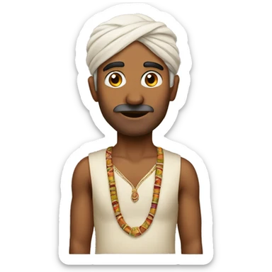 A slim indian sticker