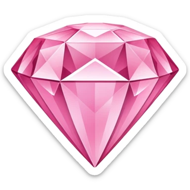 Diamante rosa sticker