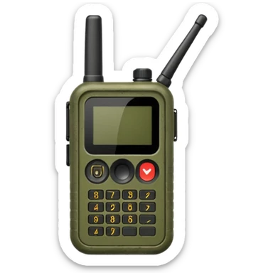 ARMY Walkie Talkie  sticker
