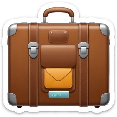 travel suitcase emoji sticker