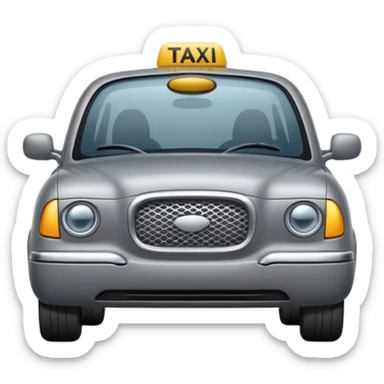 grey taxi sticker