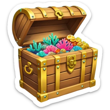 Coral Reef Treasure sticker