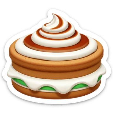 MAKE ME A LOTUS BISCOFF AND CREAM EMOJI FOR MARKETING ON INSTAGRAM PURPOUSE sticker