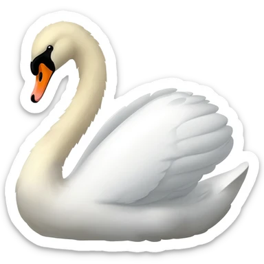 Swan sticker