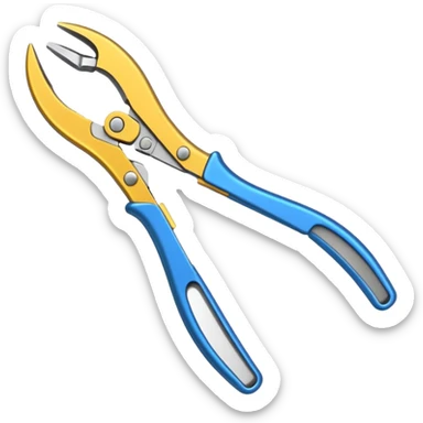 bent nose Pliers sticker