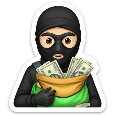 Robber sticker