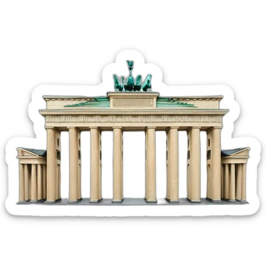 brandenburg gate sticker