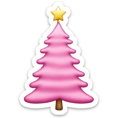 Pink Christmas  sticker