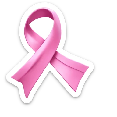 Pink ribbon  sticker