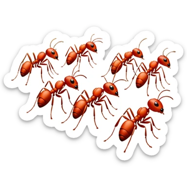 red ants sticker