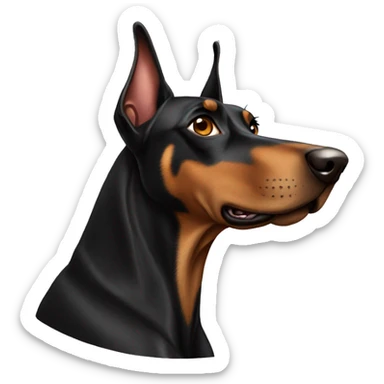 Dóberman sticker