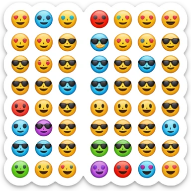 Crea emojis de diseño artístico  sticker