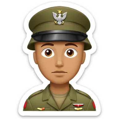 soldier with z sticker