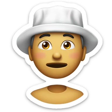 Generate the following emoji: Ok sign on mouth. Kiss mouth. eyes closed. heart in air. Cook hat. sticker