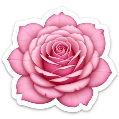 Vytvoris mi prosim zuvou emoji ruzi jen kvet? Bez toho velkeho okvetniho listku kolem sticker