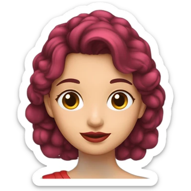 Paloma con el pico rojo  sticker