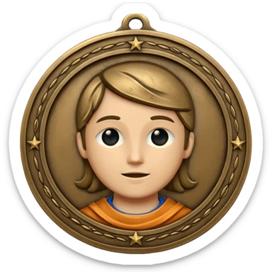 médaille du courage Cerballaince sticker