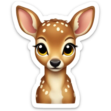 baby deer  sticker