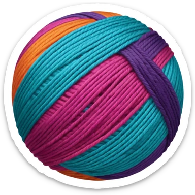 yarn ball sticker