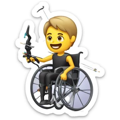 Wheelchair archery sticker