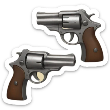 pistols-duel sticker