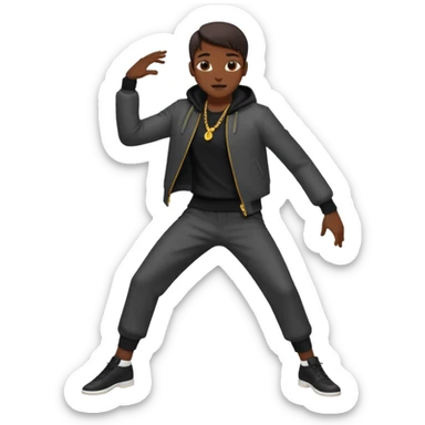 locking dance style sticker