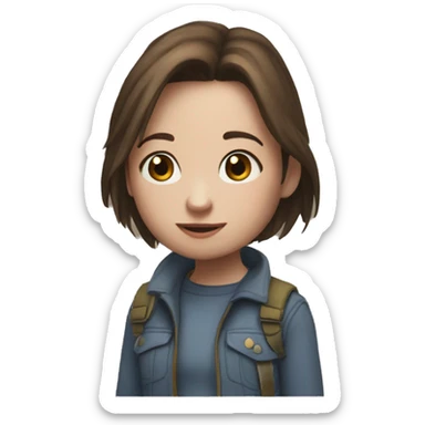 Ellie the last of usLittle bit dezoom sticker