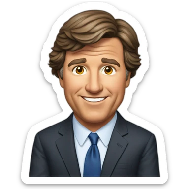 tucker carlson sticker