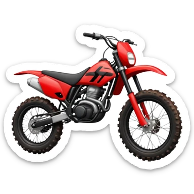 Dirtbike sticker