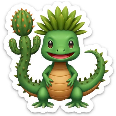 Shiftry-Cacturne-Grovyle-Frazier-fusion sticker