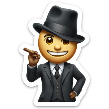 Gangster pillsbury dough boy sticker