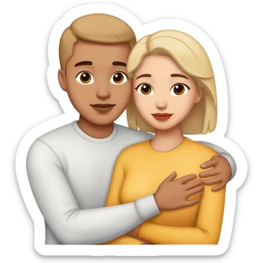 couple loving  sticker