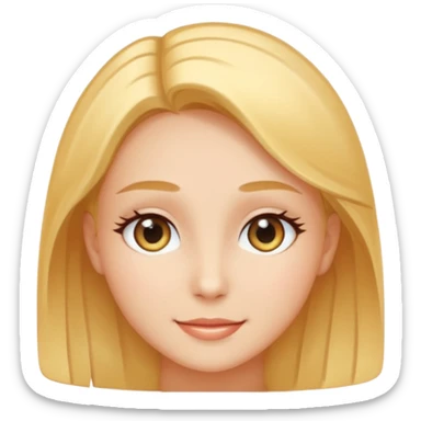 face silhouette with a shining youthful glow sticker