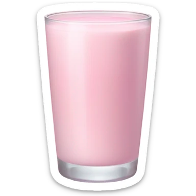 Pink milk sticker