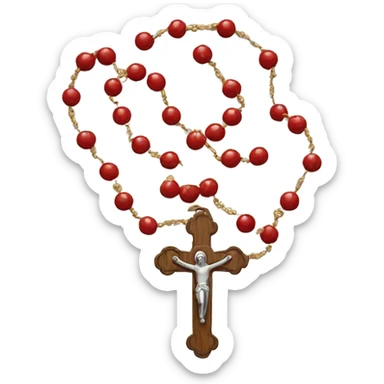 Rosary sticker