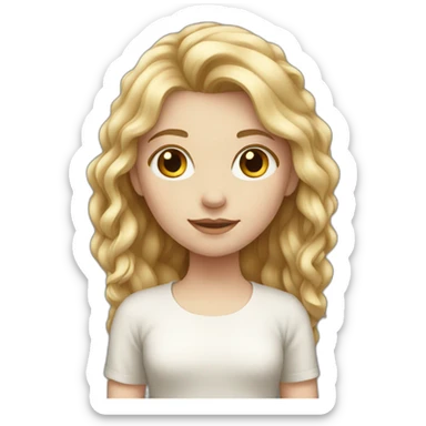 pale-skinned-girl-with-light-brune-hair sticker