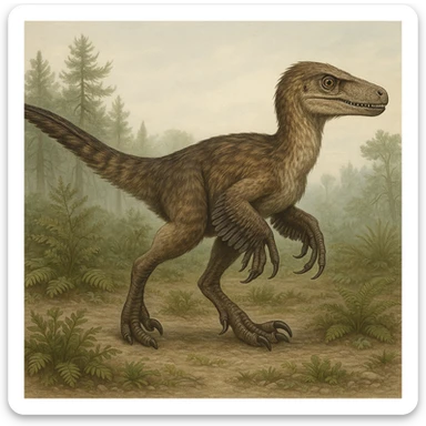Velociraptor sticker
