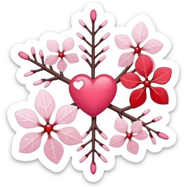 ❄️❤️✨🌸 sticker