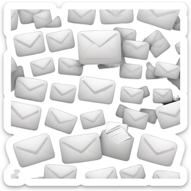 gmail en blanco y negro sticker