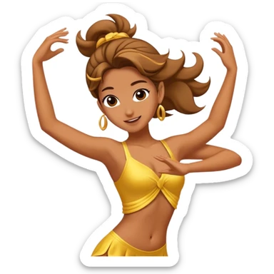 Zoë dancing sticker