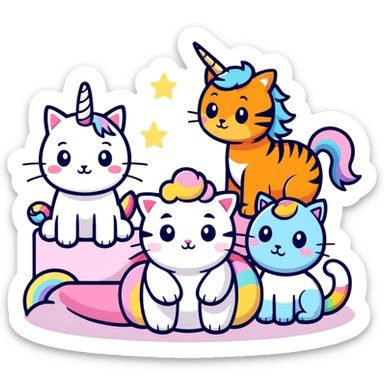 🐱-🐅-🦄 sticker