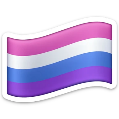 Bisexual flag sticker