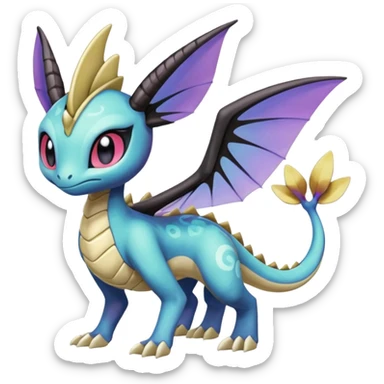 Meloetta-Cresselia-Palkia-Spyro-Toothless-Stitch-Pokémon-Fakémon-creature-hybrid sticker