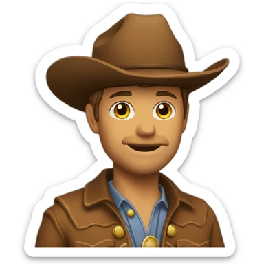 cowboy-cowboy sticker