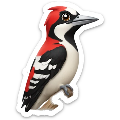 woodpecker sticker